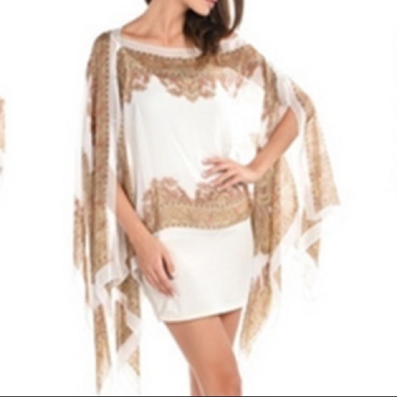 Tops Bohemian Shawl White Background Poshmark